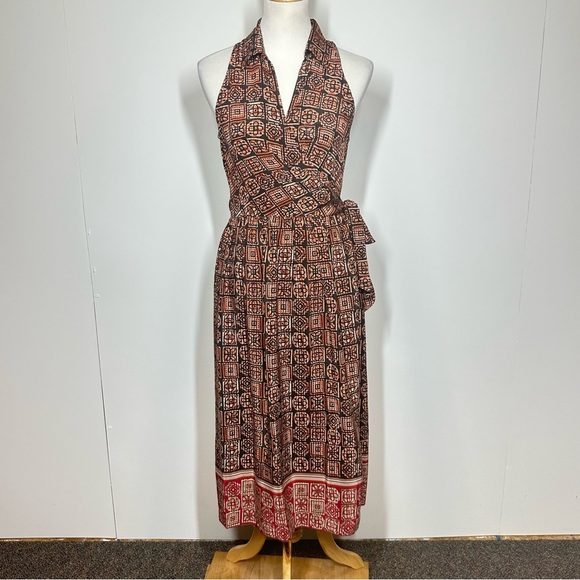 Mint & Grace Dresses Vintage 0 Silk Wrap Dress Sz 14 Poshmark